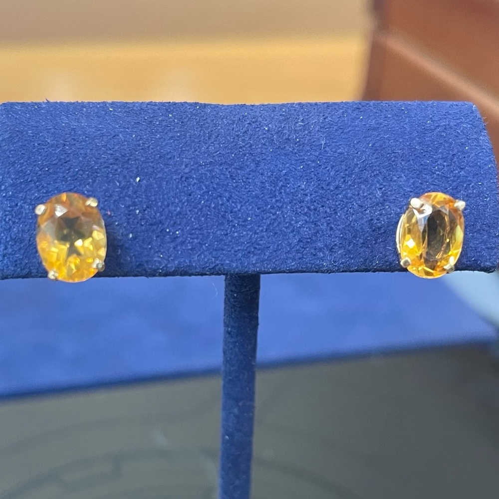 💘💘Citrine Earrings💘💘💘💘 - Picture 1 of 2
